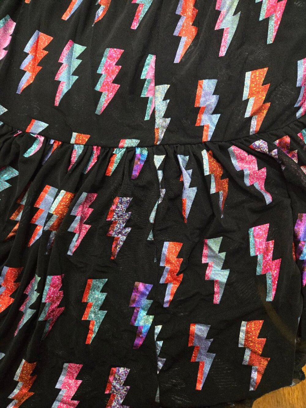 Blackmilk Ziggy Two Tier Sheer Midaxi Skirt Bowie Stardust Small Sold Out - Picture 15 of 15